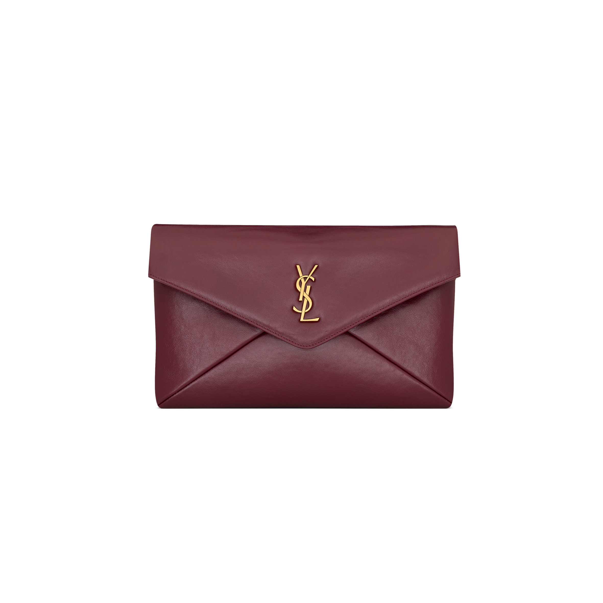 Y*L cassandre large envelope pouch in shiny leather 769307aae526593 (29.5*18*4.5cm)